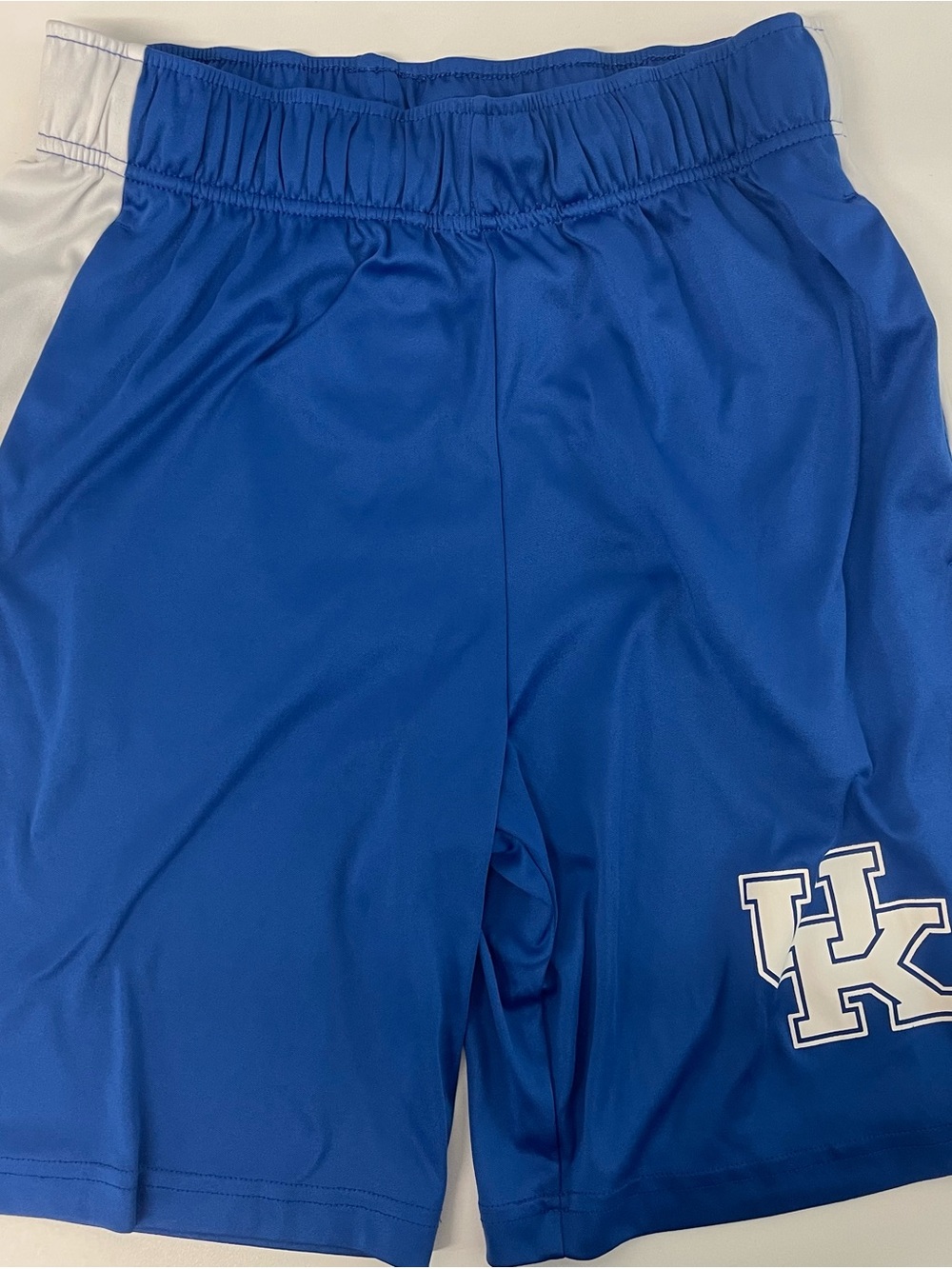 Men's Royal Blue Athletic Shorts with White UK Logo